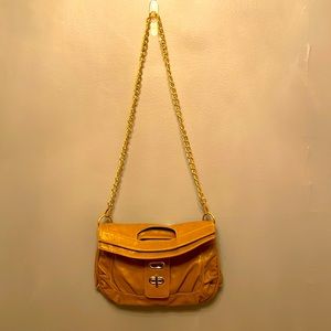 Big Buddha leather handbag with detachable chain